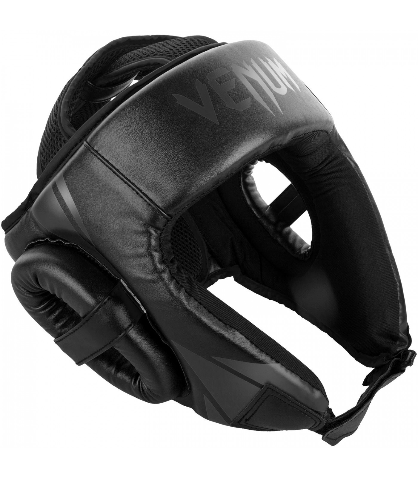 ПРОТЕКТОР ЗА ГЛАВА / КАСКА - Venum Challenger Open Face Headgear - Black/Black​